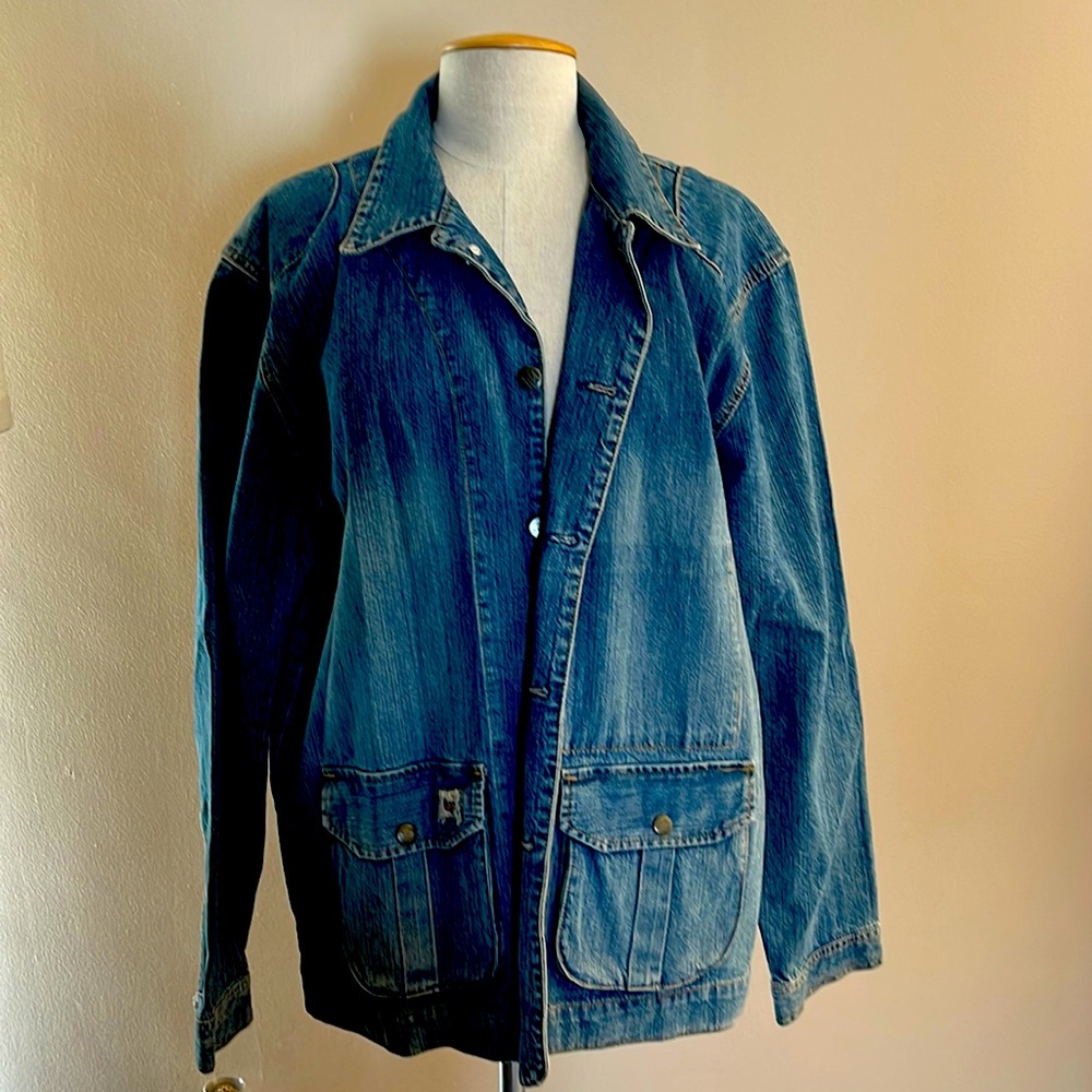 Mens denim button down